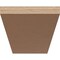 Ekena Millwork 8"W x 16"D x 8"H Wide Concord Rough Cedar Woodgrain TimberThane Corbel, Primed Tan CORUR08X16X08CONRCPR - alternate 3